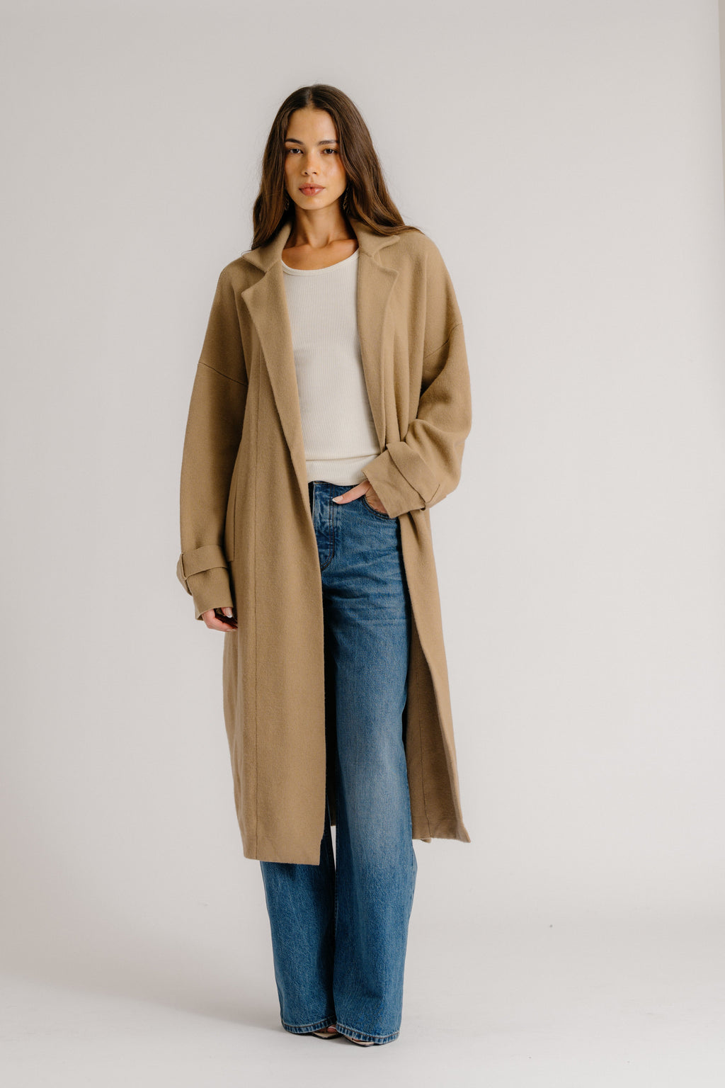 ANIKA DUSTER COAT | CAMEL