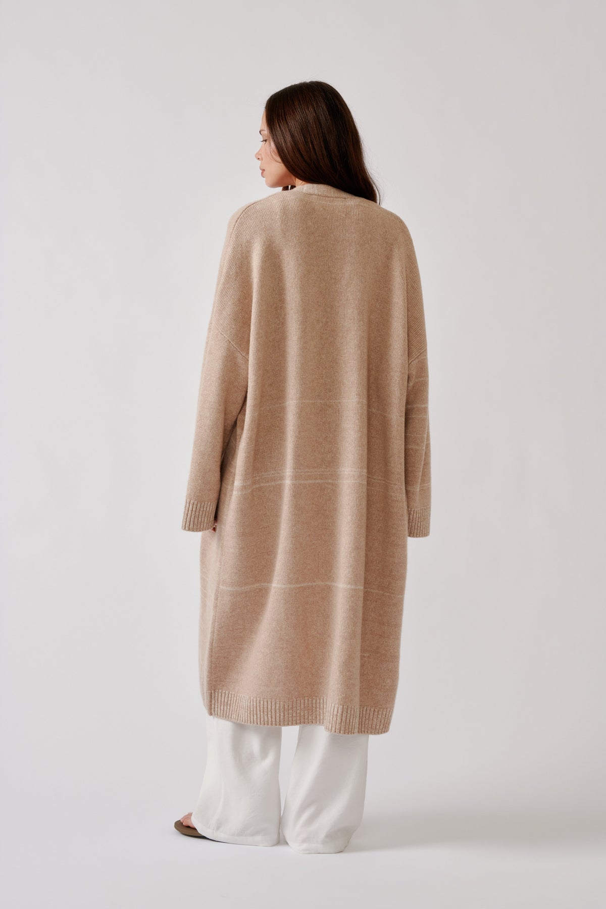 CEDAR SLOUCHY CASHMERE  DUSTER | DUNE HEATHER